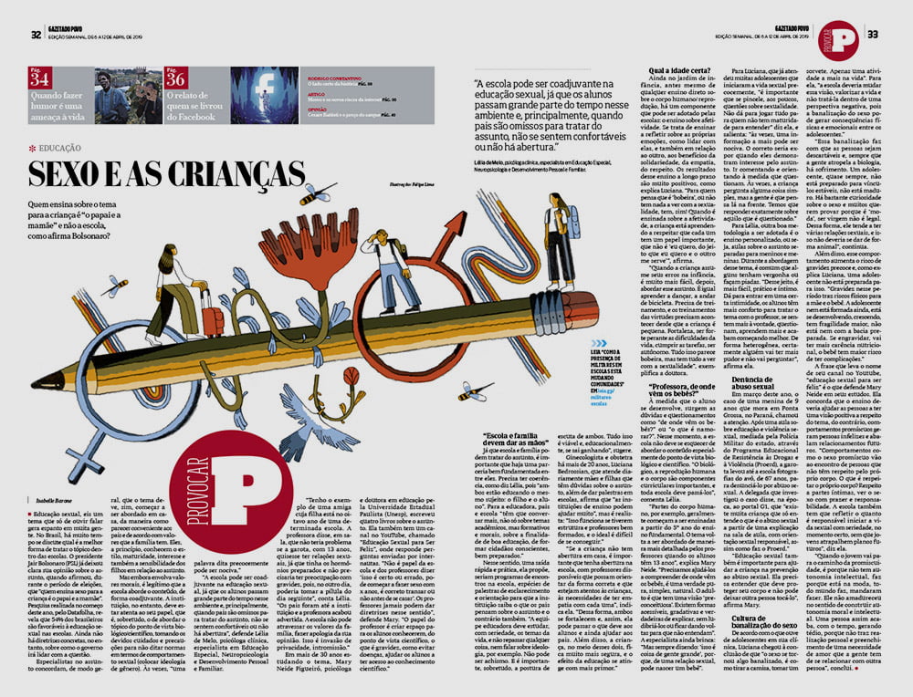 Diagramação e ilustração